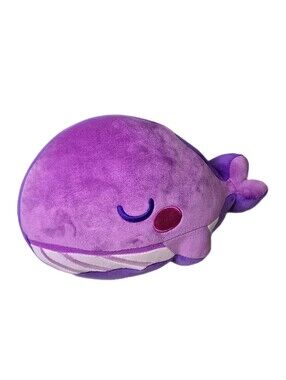 BTS Flat Cushion Purple Whale Tinytan Pillow 2021 K-POP Tiny Tan Plush